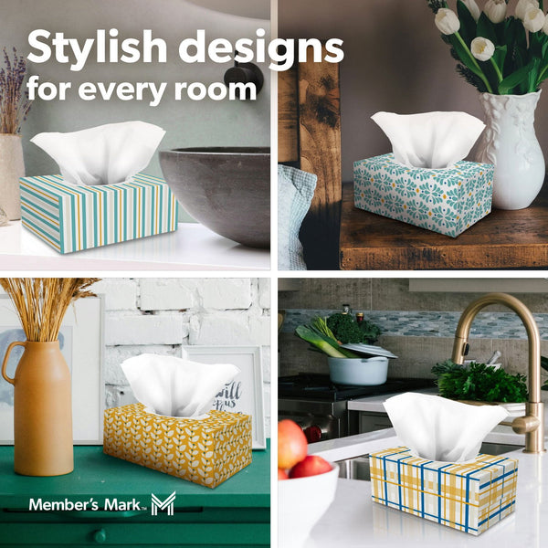 Member's Mark Soft and Strong 2-Ply Facial Tissues 30 boxes., 110 tissues/box