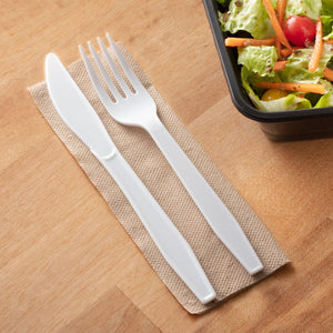 Member's Mark White Plastic Knives, Heavyweight, 600 ct.