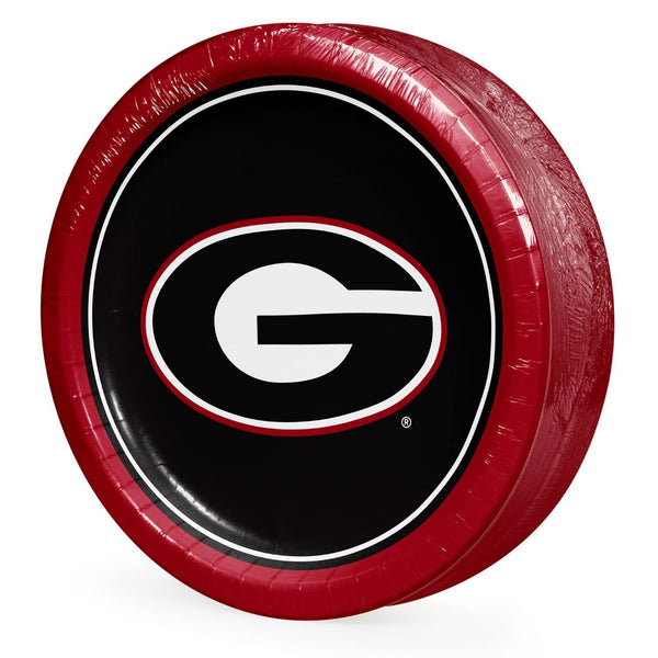 Georgia Bulldogs NCAA Round Paper Plates, 10