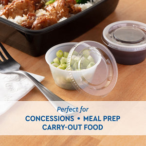 Member's Mark Clear Plastic Portion Lids 2 oz., 2500 ct.