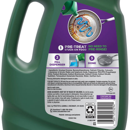 Cascade Platinum Gel Dishwasher Detergent, Fresh, 125 fl. oz.