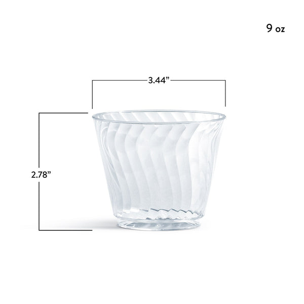 Chinet Crystal Plastic Cups, 9 oz., 200 ct.