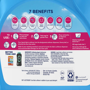 Downy Soft & Fresh Liquid Fabric Softener, April Fresh, 257 loads, 150 fl. oz.