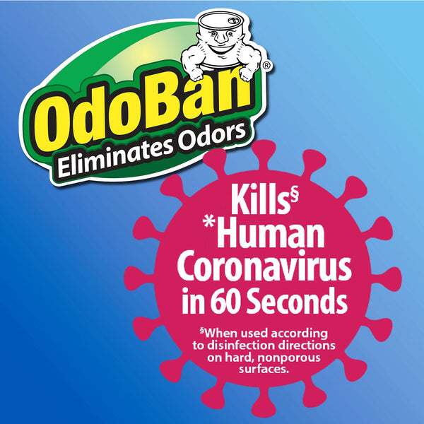 OdoBan Disinfectant & Odor Eliminator, Eucalyptus 1 gal. concentrate + 32 oz. Ready-to-Use Spray