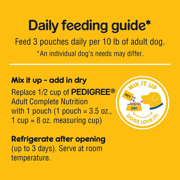 Pedigree Choice Cuts in Gravy Adult Wet Dog Food, Variety Pack, 3.5 oz., 54 ct.