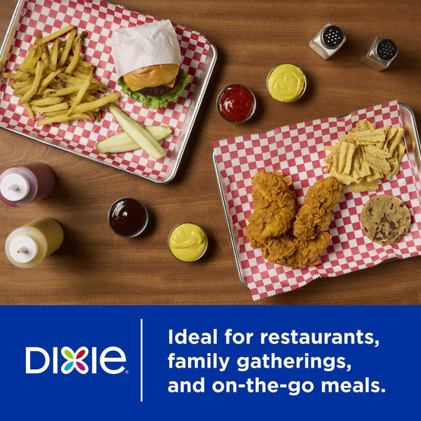 Dixie Red Checkered Wrap and Liner, 12" X 10.75