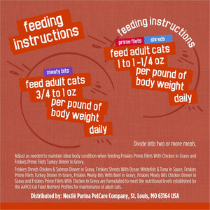 Purina Friskies Gravy Pleasers Variety Pack, Adult Wet Cat Food, 5.5 oz., 60 ct.