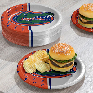 Florida Gators NCAA Round Paper Plates, 10