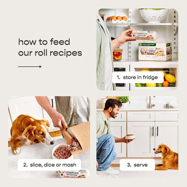 Freshpet Complete Nutrition Chicken Recipe Fresh Dog Food, 1.5 lb Rolls, 6 ct.