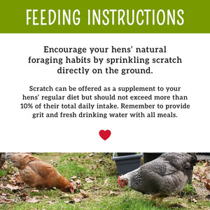 Love My Girls 5-Grain Corn-Free Scratch Gourmet Chicken Food, 40lbs