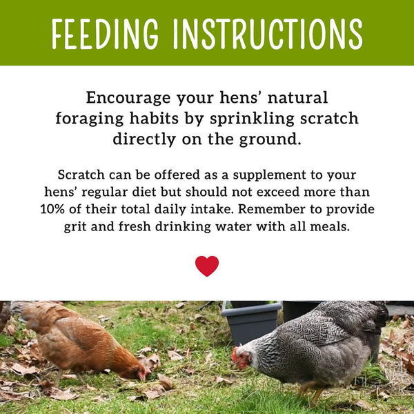 Love My Girls 5-Grain Corn-Free Scratch Gourmet Chicken Food, 40lbs