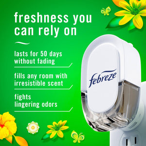 Febreze Plug Air Freshener, Gain Original + Gain Moonlight Breeze, 5 refills, 4.35 fl. oz.
