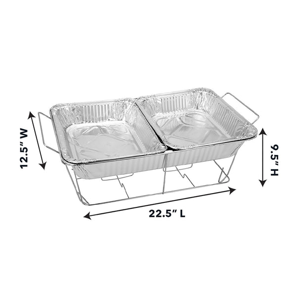 Member's Mark Party Set with 2-hour Safe Heat Chafing Fuel, 24 ct.