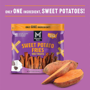 Member's Mark Sweet Potato Fries Dog Treats, 32 oz.