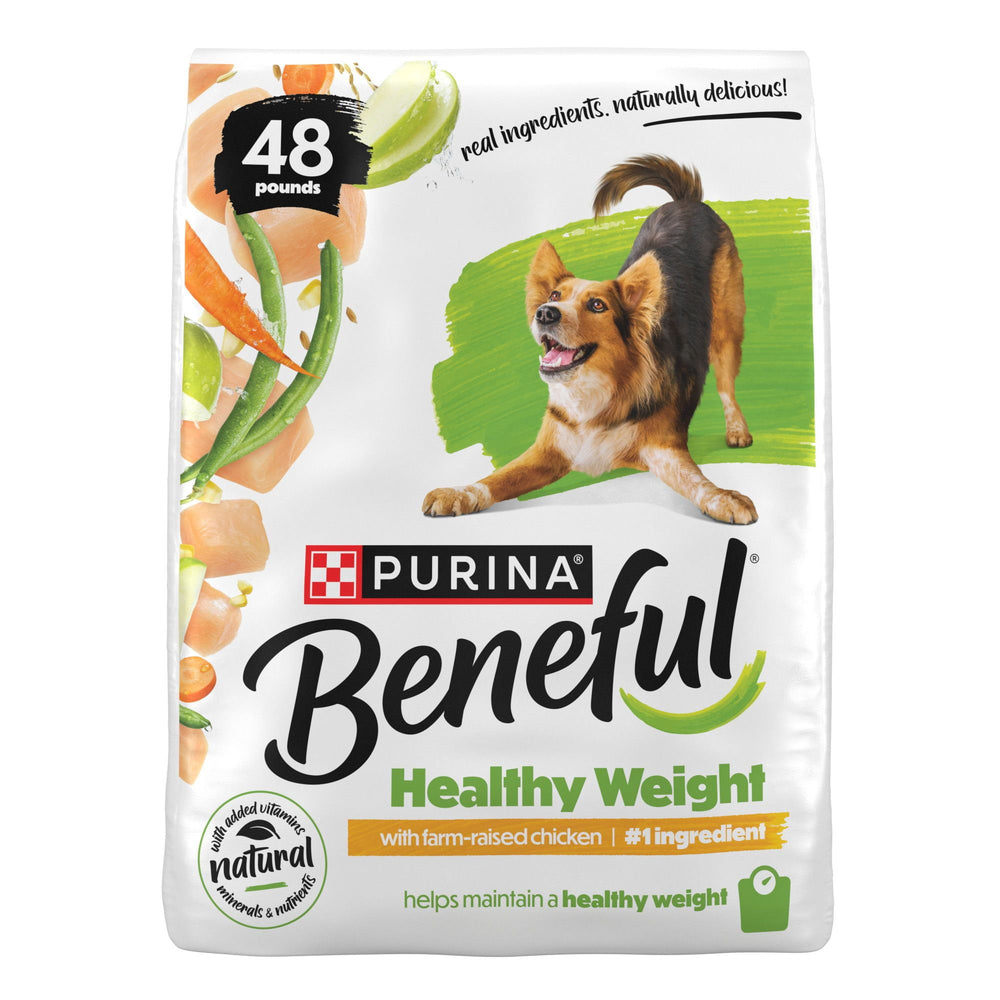 Purina Beneful Healthy Weight Chicken Recipe Dry Dog Food, 48 lbs.