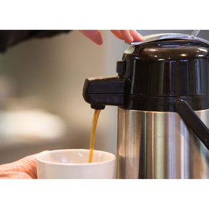 Service Ideas Stainless Steel Airpot with Lever Lid 2.5L