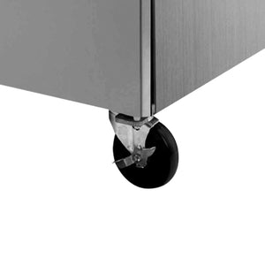 Maxx Cold X-Series Double Door Undercounter Commercial Freezer in Stainless Steel (15.5 cu. ft.)