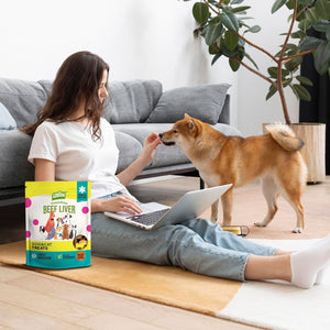 UBite Raw Bits Freeze-Dried Beef Liver Dog + Cat Treats, 17 oz.