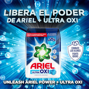 Ariel Ultra Oxi Powder Laundry Detergent, Original, 129 Loads, 205 oz.