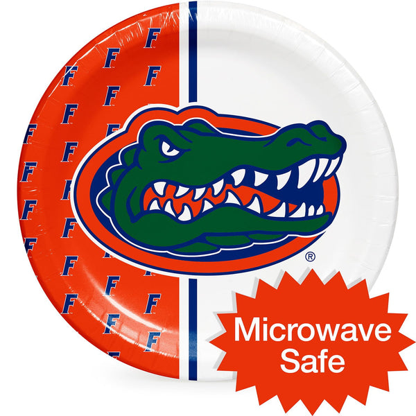 Florida Gators NCAA Round Paper Plates, 10