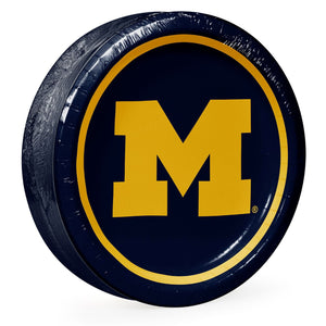 Michigan Wolverines NCAA Round Paper Plates, 10