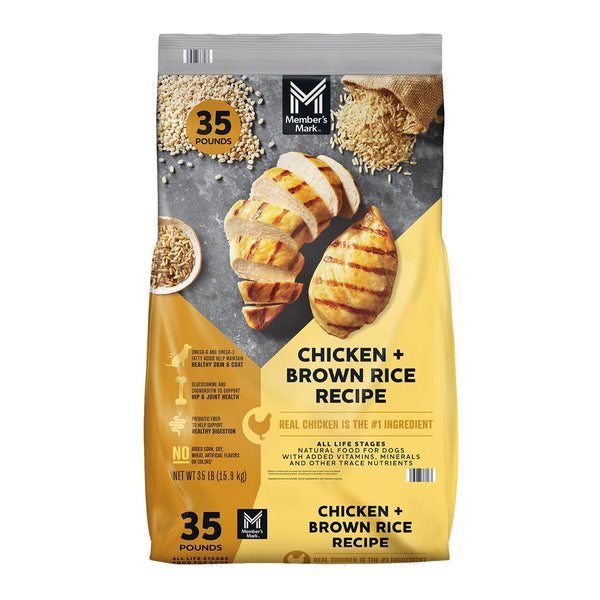 Member's Mark Chicken and Brown Rice Recipe, Dry Dog Food, 35 lbs.