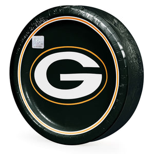 Green Bay Packers NFL Round Paper Plates, 10