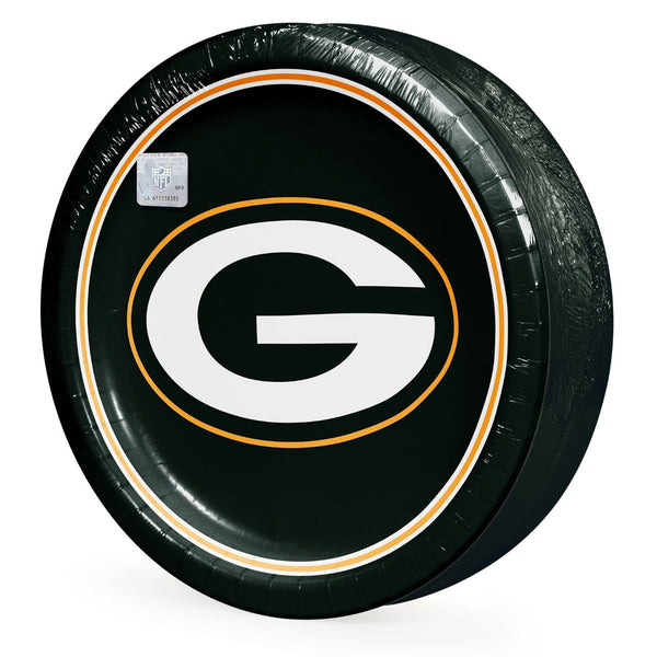 Green Bay Packers NFL Round Paper Plates, 10