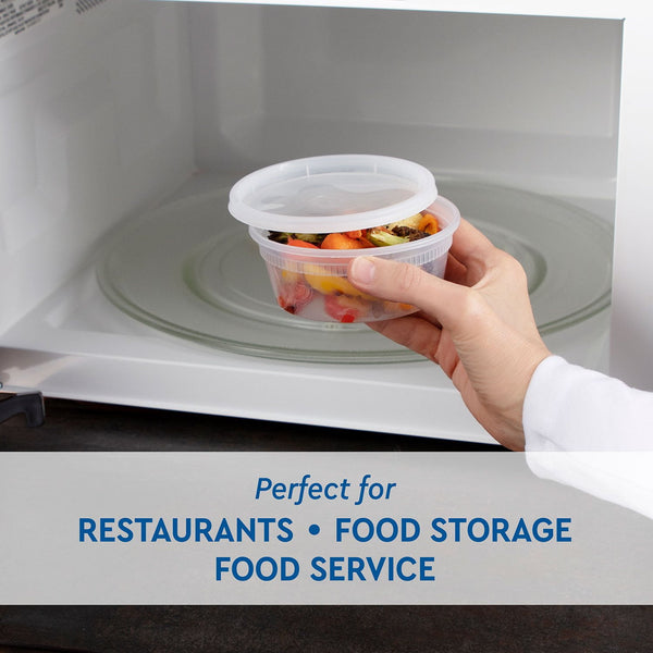 Member's Mark Plastic Deli Containers with Lids 8 oz., 240 ct.