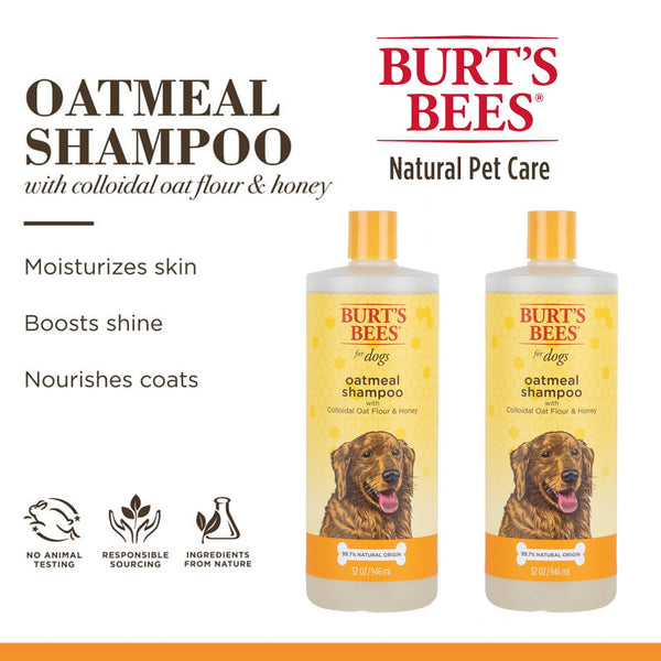 Burt's Bees, Oatmeal Dog Shampoo, 32 fl. oz., 2 pk.