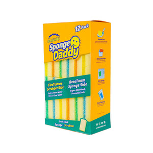 Scrub Daddy Sponge Daddy Cleaning Sponges, Multi-Color, 12 ct.