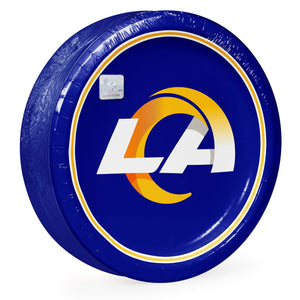 Los Angeles Rams NFL Round Paper Plates, 10