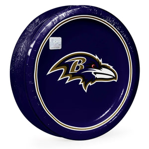 Baltimore Ravens NFL Round Paper Plates, 10