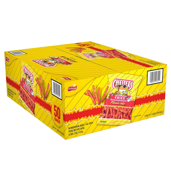 Chester's Flamin' Hot Fries Corn Snacks, 1 oz., 50 pk.