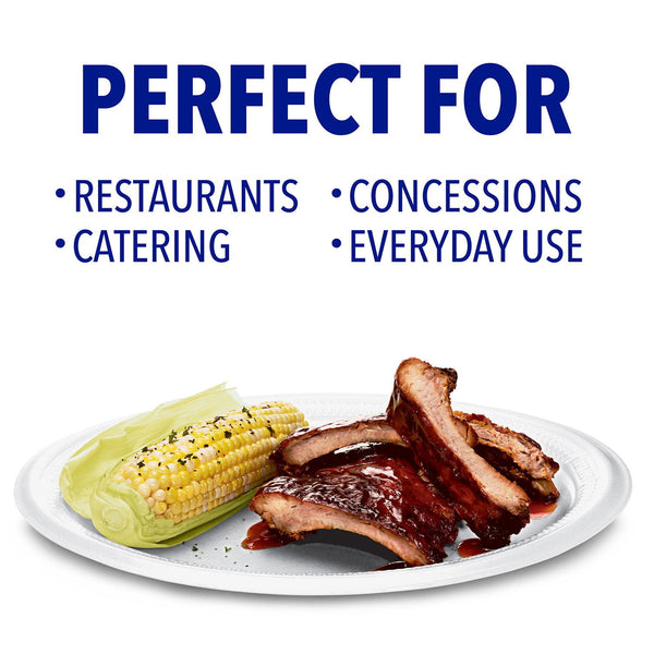 Hefty Supreme Foam Oval Platters, 12.5" x 10