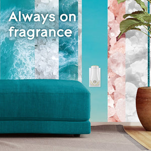 Glade PlugIns Scented Oil, Sky & Sea Salt with Coastal Sunshine Citrus, 1 Warmer + 9 Refills