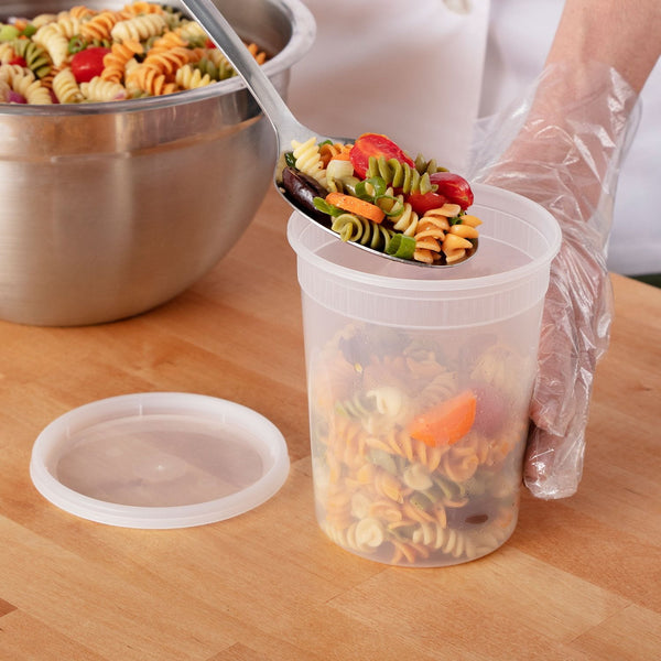 Member's Mark Deli Plastic Containers w/ Lids (32 oz., 240 ct.)