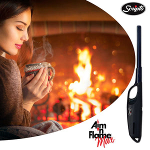 Scripto Aim 'N Flame Multi-Purpose Lighter, 4pk