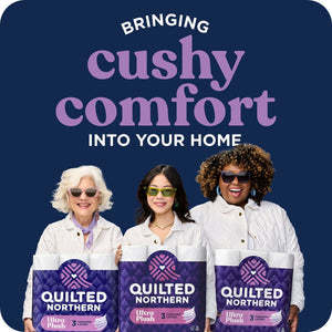 Quilted Northern Ultra Plush 3-Ply Toilet Paper 36 rolls, 255 sheets/roll