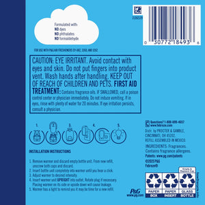 Febreze Plug Air Freshener, Refresh & Energize + Downy April Fresh, 5 refills, 4.35 fl. oz.