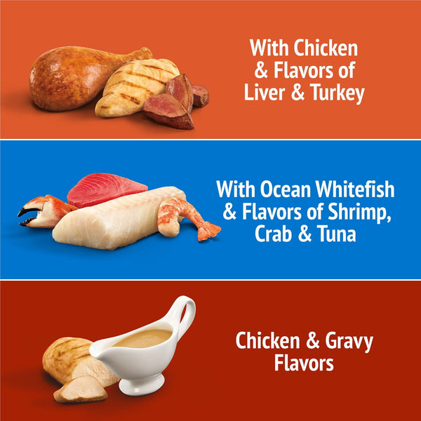 Friskies Party Mix Party Variety Pack, Cat Treats, 60 oz.