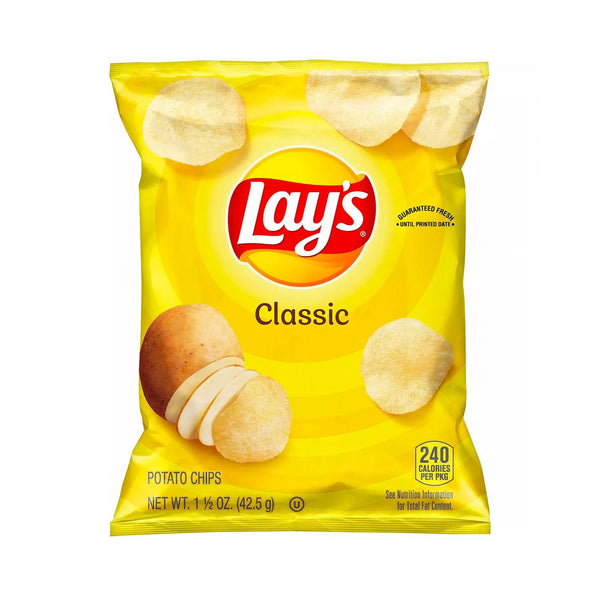 Lay's Classic Potato Chips, 1.5 oz., 64 pk.