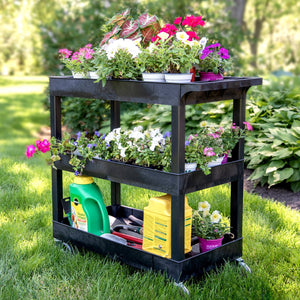 32" x 18" Tub Cart - Three Shelves