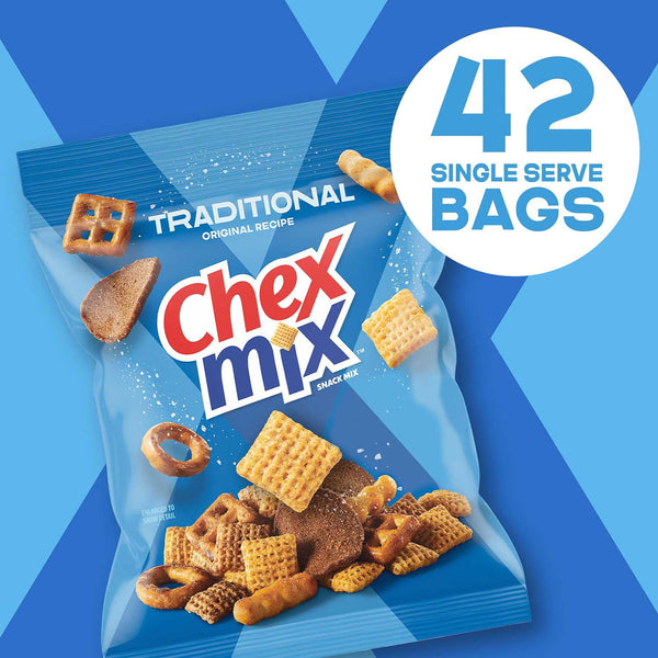 Chex Mix Traditional Savory Snack Mix, 1.75 oz., 42 pk.