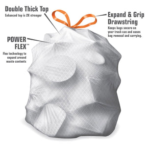 Member's Mark Power Flex 13-Gallon Tall Kitchen Trash Bags, Fresh Scent, 200 ct.