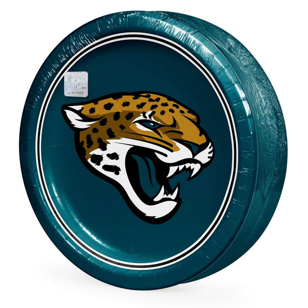 Jacksonville Jaguars NFL Round Paper Plates, 10