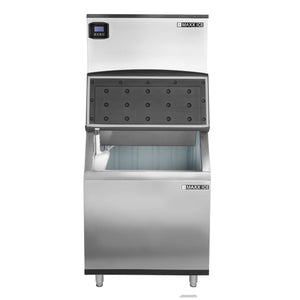 Maxx Ice 30" Wide Full Dice Ice Machine (650 lb.) with 580 lb. Bin