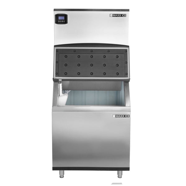 Maxx Ice 30" Wide Full Dice Ice Machine (650 lb.) with 580 lb. Bin