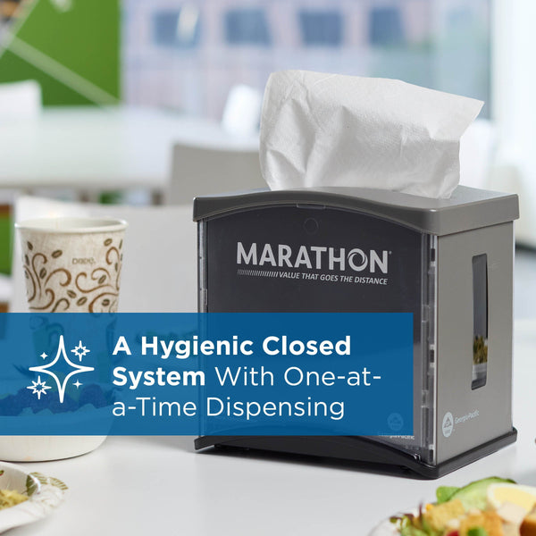 Marathon Interfold Gray Napkin Dispenser 2 ct.