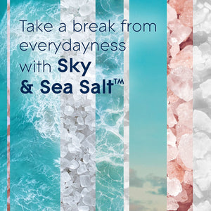 Glade PlugIns Scented Oil, Sky & Sea Salt with Coastal Sunshine Citrus, 1 Warmer + 9 Refills